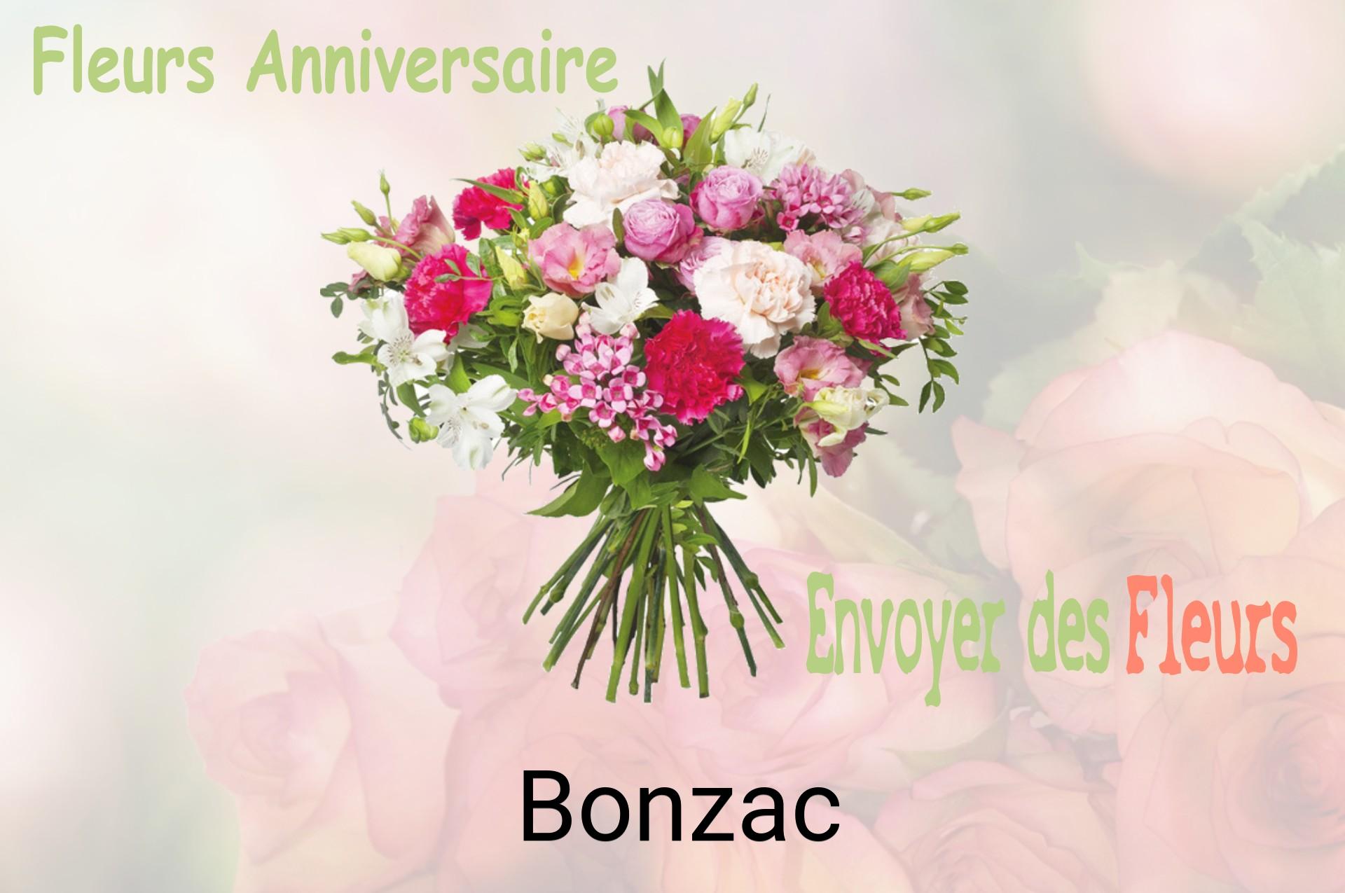 Bouquet de fleurs d’anniversaire livré à Bonzac